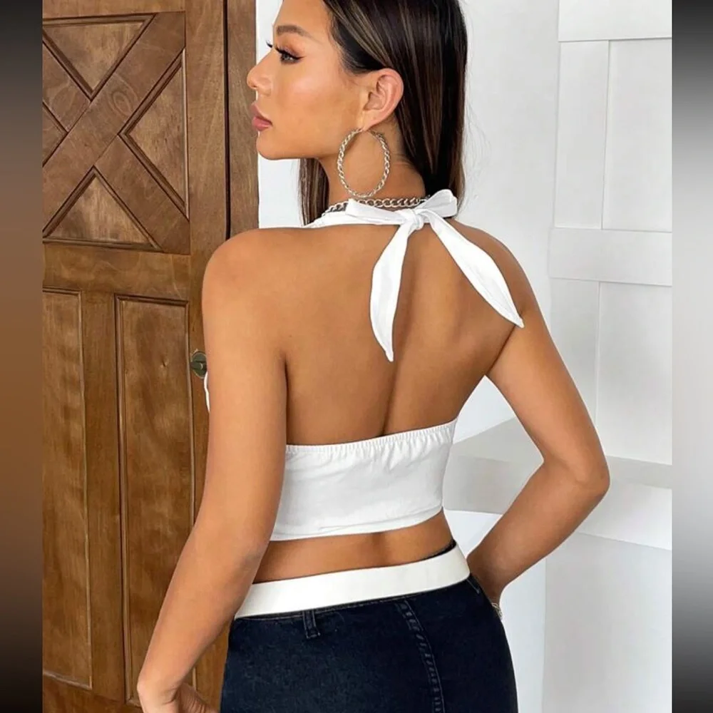 Backless Halter Top ❤️ - Picture 4 of 5